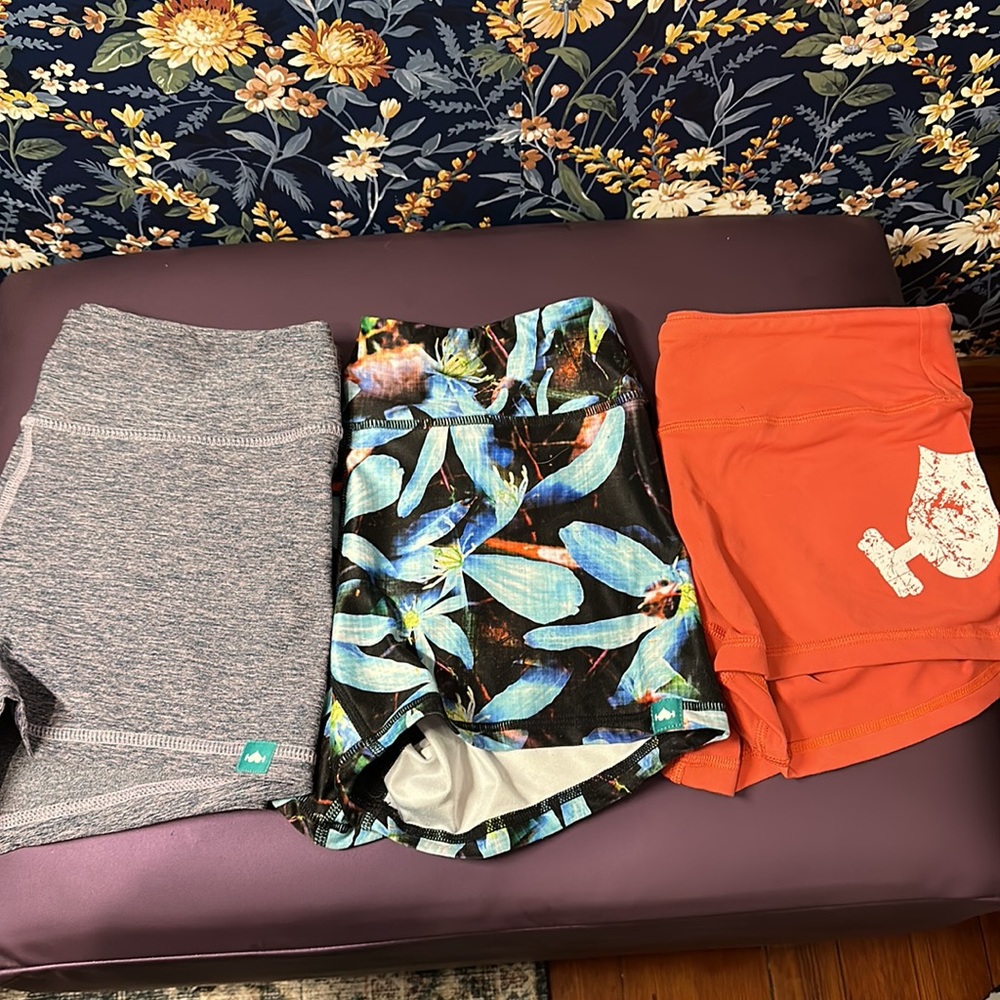 WodBottom Training Shorts- Size M- Lot of 3